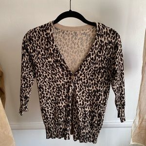 Cheetah Print Cardigan
